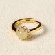 Hetian Jade Egg Copper Luck Ring Hetian Jade Egg Copper Luck Ring