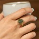 Hetian Jade Laughing Buddha Luck Ring Hetian Jade Laughing Buddha Luck Ring