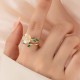Pearl Flower Zircon Wealth Ring