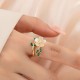 Pearl Flower Zircon Wealth Ring