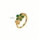 Hetian Jade Flower Prosperity Ring Hetian Jade Flower Prosperity Ring
