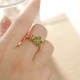 Hetian Jade Flower Prosperity Ring Hetian Jade Flower Prosperity Ring