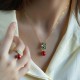 925 Silver Plated Cinnabar Pearl Flower Blessing Set 925 Silver Plated Cinnabar Pearl Flower Blessing Set