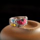 925 Silver Lotus Koi Fish Enlightenment Ring 925 Silver Lotus Koi Fish Enlightenment Ring