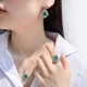 Emerald Crystal Confidence Ring Set Emerald Crystal Confidence Ring Set