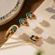 925 Silver Hetian White Jade Auspicious Necklace Set 925 Silver Hetian White Jade Auspicious Necklace Set