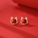 Flash Sale - 925 Silver Dragon Cinnabar Red Agate Protection Set
