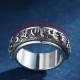 Six True Words Copper Healing Rotatable Ring