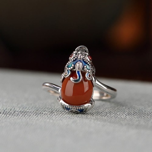 925 Silver Red Agate PiXiu Protection Set 925 Silver Red Agate PiXiu Protection Set