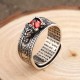 Red Agate PiXiu Wealth Ring Red Agate PiXiu Wealth Ring
