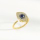 925 Silver Evil Eye Protection Rotatable Ring 925 Silver Evil Eye Protection Rotatable Ring