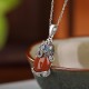 925 Silver Red Agate PiXiu Protection Set 925 Silver Red Agate PiXiu Protection Set