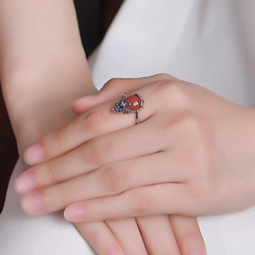 925 Silver Red Agate PiXiu Protection Set 925 Silver Red Agate PiXiu Protection Set
