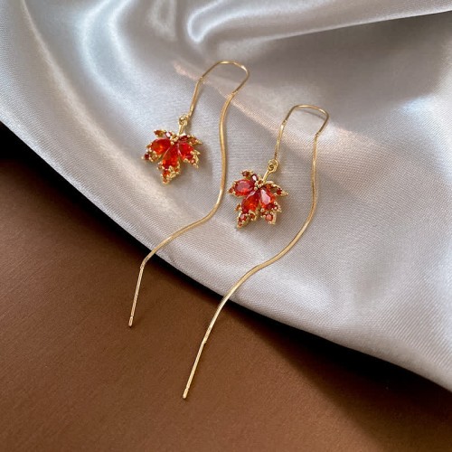 Maple Leaf Zircon Luck Set Maple Leaf Zircon Luck Set