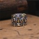 925 Silver Fengshui Kui Cattle Protection Ring 925 Silver Fengshui Kui Cattle Protection Ring