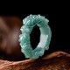 Natural Jade Dragon Success Ring Natural Jade Dragon Success Ring