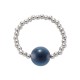 925 Silver Blue Candy Agate Healing Ring 925 Silver Blue Candy Agate Healing Ring