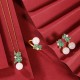 White Jade Pearl Flower Blessing Set White Jade Pearl Flower Blessing Set