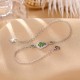 925 Silver Hetian Jade Gourd Luck Bracelet Set 925 Silver Hetian Jade Gourd Luck Bracelet Set