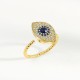 925 Silver Evil Eye Protection Rotatable Ring 925 Silver Evil Eye Protection Rotatable Ring