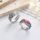 925 Silver Koi Fish Lotus Prosperity Ring 925 Silver Koi Fish Lotus Prosperity Ring