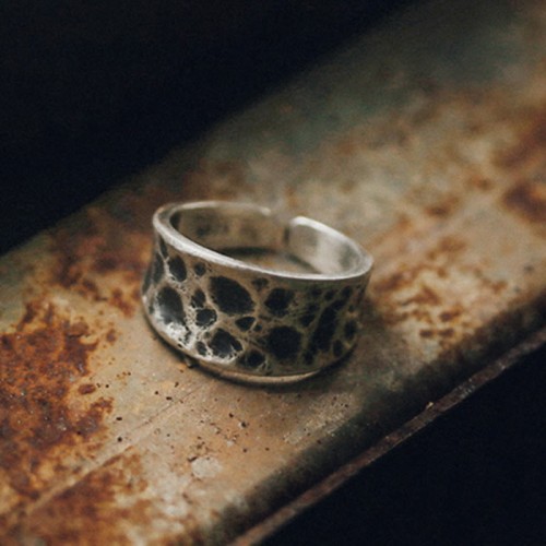 925 Silver Bump Texture Protection Ring 925 Silver Bump Texture Protection Ring