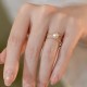 Round Jade Pearl Double Layer Luck Ring
