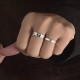 925 Silver Simple Blessing Couple Ring