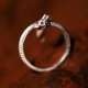 925 Sterling Silver Year of the Dragon Adjustable Ring 925 Sterling Silver Year of the Dragon Adjustable Ring