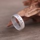 999 Sterling Silver Lotus Elephant Blessing Ring