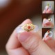White Agate Cyan Jade Luck Protection Ring White Agate Cyan Jade Luck Protection Ring