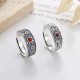 925 Silver Red Agate Auspicious Clouds Ring 925 Silver Red Agate Auspicious Clouds Ring