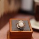 925 Silver Plated Gold Hetian White Jade Necklace Set 925 Silver Plated Gold Hetian White Jade Necklace Set