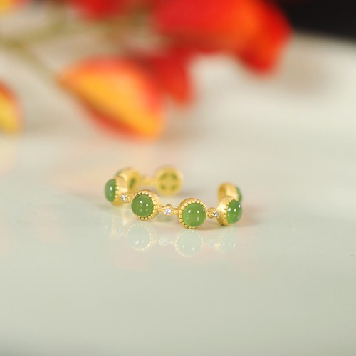 Cyan Jade Healing Ring Cyan Jade Healing Ring