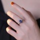 925 Silver Blue Candy Agate Healing Ring 925 Silver Blue Candy Agate Healing Ring