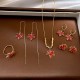 Maple Leaf Zircon Luck Set Maple Leaf Zircon Luck Set