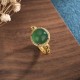 Green Jade Fortune Ring