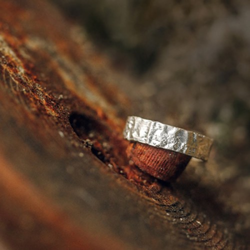 925 Silver Simple Blessing Couple Ring