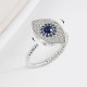 925 Silver Evil Eye Protection Rotatable Ring 925 Silver Evil Eye Protection Rotatable Ring