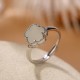 925 Silver Plated Hetian Jade Flower Luck Set 925 Silver Plated Hetian Jade Flower Luck Set