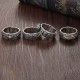 Tibetan 990 Sterling Silver Om Mani Padme Hum PiXiu Vajra Ring Tibetan 990 Sterling Silver Om Mani Padme Hum PiXiu Vajra Ring
