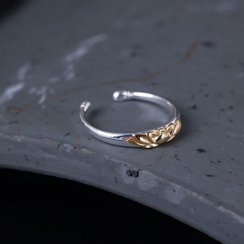 925 Silver Lotus Flower New Beginning Ring 925 Silver Lotus Flower New Beginning Ring