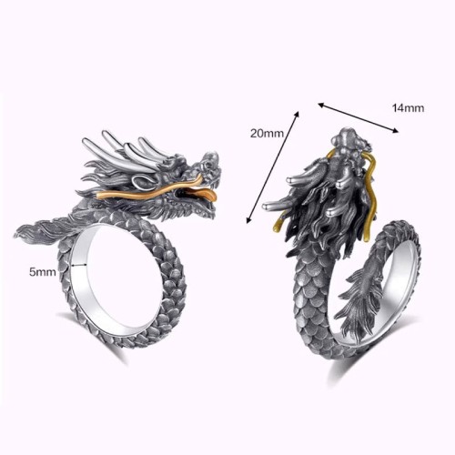 Vintage Dragon Protection Adjustable Ring Vintage Dragon Protection Adjustable Ring