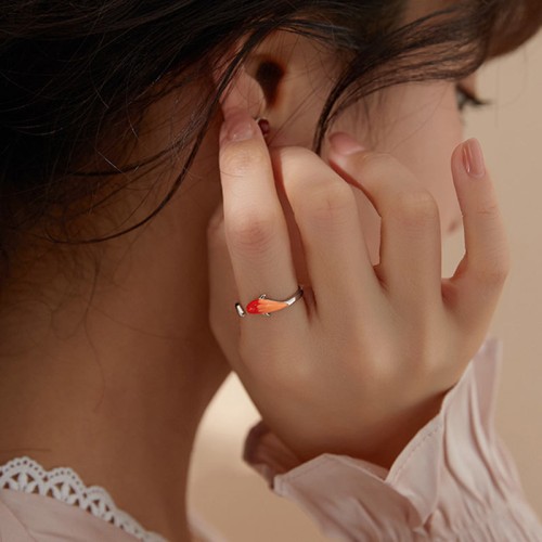 Koi Fish Copper Balance Luck Ring Koi Fish Copper Balance Luck Ring