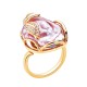 Pearl Copper Gold Flower Wealth Ring