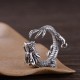 925 Sterling Silver Dragon Luck Protection Ring 925 Sterling Silver Dragon Luck Protection Ring
