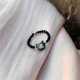 Tridacna Stone Cat 14K Gold Blessing Ring Tridacna Stone Cat 14K Gold Blessing Ring