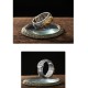 Tibetan 990 Sterling Silver Om Mani Padme Hum PiXiu Vajra Ring Tibetan 990 Sterling Silver Om Mani Padme Hum PiXiu Vajra Ring