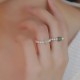 Round Jade Pearl Beads Luck Ring