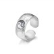 Handmade 999 Silver Yin Yang Bagua Harmony Ring Handmade 999 Silver Yin Yang Bagua Harmony Ring